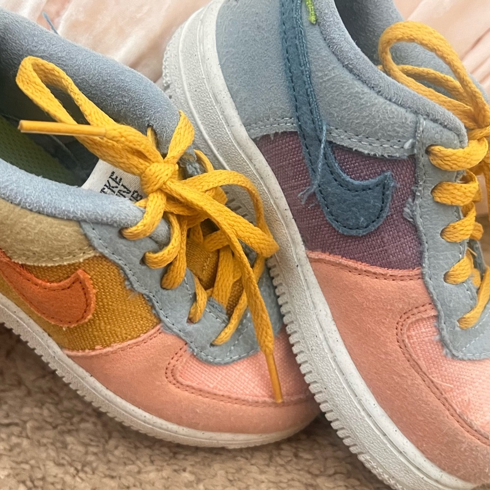 Nike Sun Club Yellow and Light Blue Sneakers